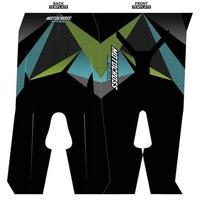 druckfertig Sublimation Moto-Cross Hose Design vektor