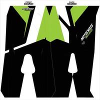 druckfertig Sublimation Moto-Cross Hose Design vektor