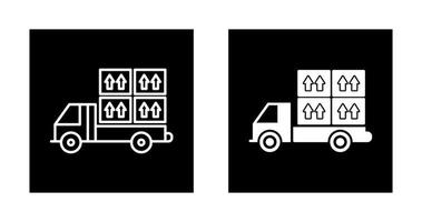 geladenes LKW-Vektorsymbol vektor