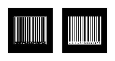 Barcode-Vektorsymbol vektor