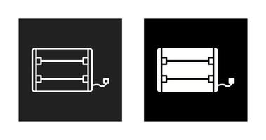 elektrisk värmare vektor ikon