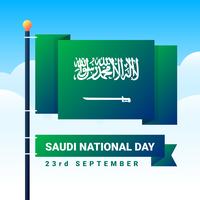 Saudiarabiens nationella självständighetsdag vektor