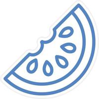 Wassermelone Vektor Symbol Stil