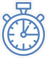 Chronometer Vektor Symbol Stil