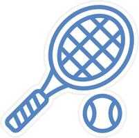 tennis vektor ikon stil