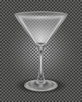 Martini cocktail alkoholhaltig dryck glas vektor illustration isolerat på vit bakgrund