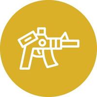 Gewehr-Vektor-Icon-Design vektor