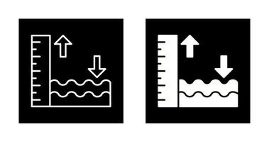 hög tidvatten vektor ikon