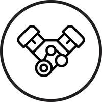 Motor Vektor Symbol Stil