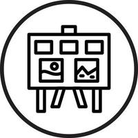 Storyboard Vektor Symbol Stil