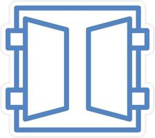 Fenster Vektor Symbol Stil