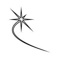 funkeln Symbol Vektor. Star Illustration unterzeichnen. scheinen Symbol. Reinheit Logo. vektor