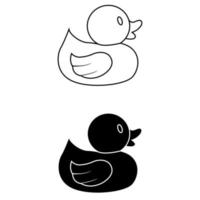 barn leksaker ikon vektor uppsättning. bebis illustration tecken samling. barn symbol eller logotyp.