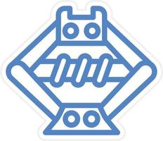 Auto Jack Vektor Symbol Stil