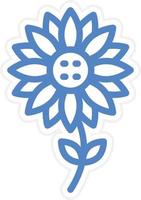 Sonnenblume Vektor Symbol Stil