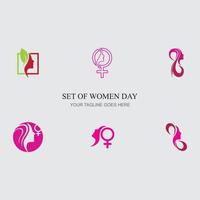 Frauen Tag Logo vektor