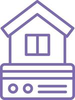 Haus Zahlung Vektor Symbol Design