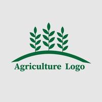 natürlich Landwirtschaft Logo Design Bedienung vektor