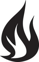 Flamme Vektor. flammend, Inferno Symbol. Flamme, Feuer Logo. vektor