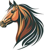 hästar logotyp, perfekt vektor häst logotyp för häst ryttare eller spelare.
