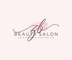 Initiale Zum Beispiel feminin Logo Sammlungen Vorlage. Handschrift Logo von Initiale Unterschrift, Hochzeit, Mode, Schmuck, Boutique, Blumen- und botanisch mit kreativ Vorlage zum irgendein Unternehmen oder Geschäft. vektor