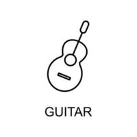 Gitarrenvektorsymbol vektor