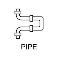 Symbol für Wasserleitungsvektor vektor