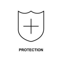 skydd skydda vektor ikon