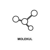 Molekül-Vektor-Symbol vektor