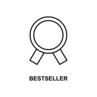 Bestseller, Verkaufsschlager, Spitzenreiter Vektor Symbol