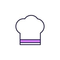 kockens hatt vektor ikon