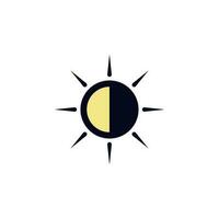 das Sonne Vektor Symbol