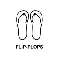 Flip Flops Vektor Symbol