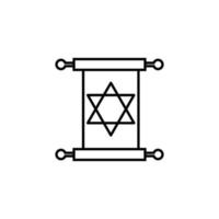Talmud Gliederung Vektor Symbol