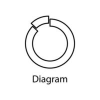 Kuchen Diagramm Vektor Symbol