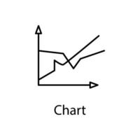 Diagrammvektorsymbol vektor