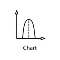 finanziell Diagramm Vektor Symbol