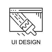 ui-Design-Vektor-Symbol vektor