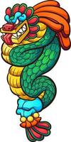 Cartoon Quetzalcoatl Gott vektor