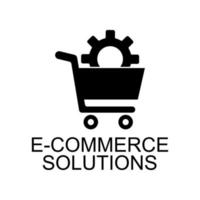 lösningar för e-handel vektor ikon