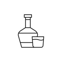 Whiskey, Alkohol Vektor Symbol