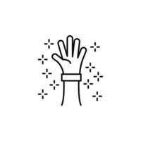 Freiwillige Hand Vektor Symbol