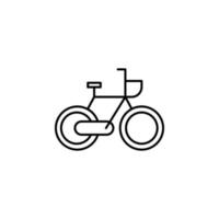 Ökologie, Erde Tag, Fahrrad, Transport Vektor Symbol