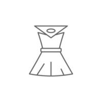 Kleid, Technologie Vektor Symbol