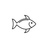 en fisk vektor ikon