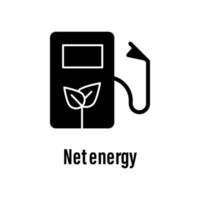 Netz Energie Vektor Symbol