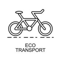 Öko Transport Vektor Symbol