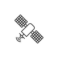 Satellit, Kommunikation Vektor Symbol