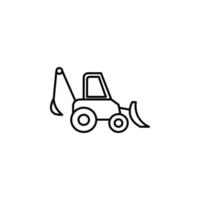 traktor Utrustning vektor ikon