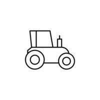 Landwirtschaft Traktor Vektor Symbol